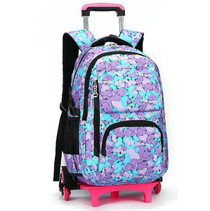 Kid <strong>Trolley</strong> <strong>Backpack</strong> Wheeled Bag School Bag Luggage for Children - Product Image 2