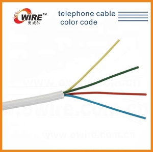 Câble de téléphone portable 0.5Mm, 2 4 cœurs <span class=keywords><strong>Rj11</strong></span>, tous Types, en cuivre massif, pour l'intérieur - Product Image 4
