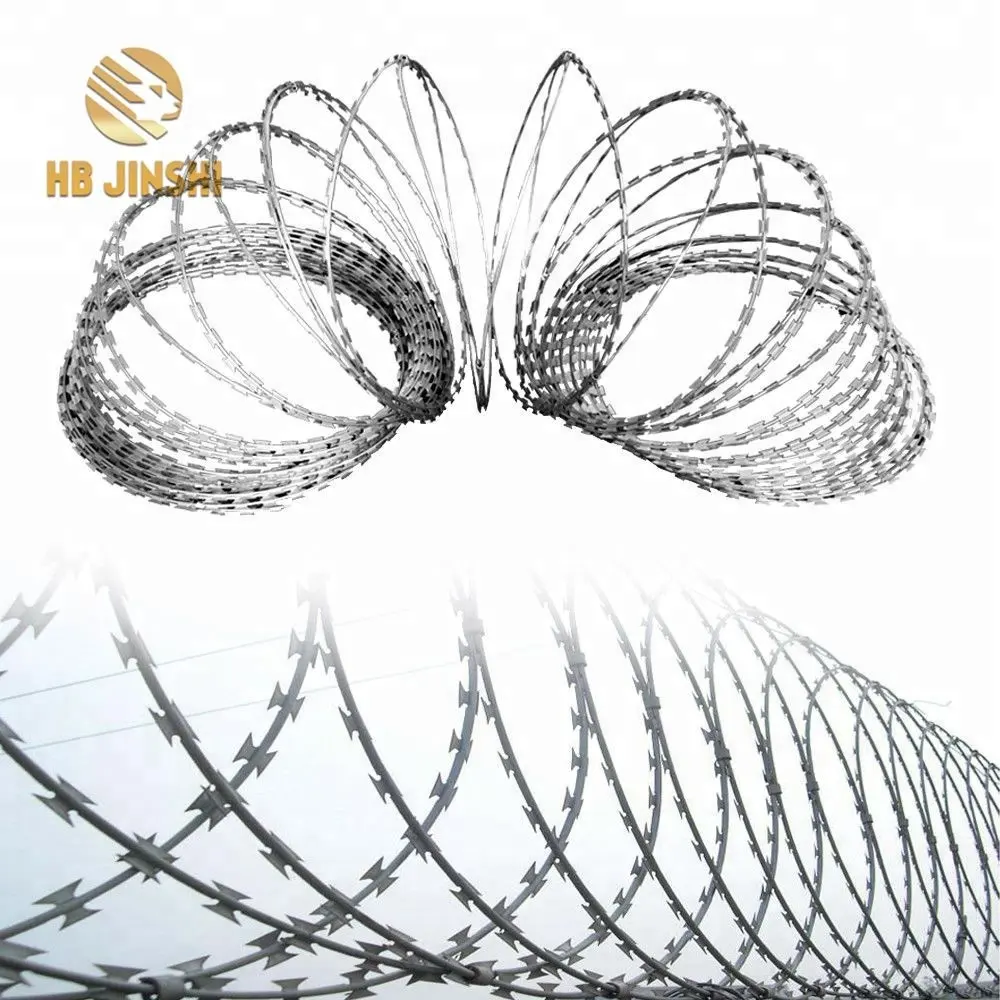 Poland 900mm coil Thermal BTO-22 Concertina Razor Barbed Wire