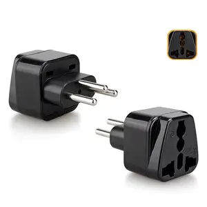 hot sell China supplier Grounded Brazil to Universal Travel Power Adapter Plug