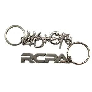 Factory Supply Customized 3D Letters Key Chain