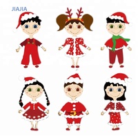 Jiajia OEM Poupée en peluche Santa Elf personnalisée Peluche Décoration de Noël à la mode ROUGE 10 pouces
