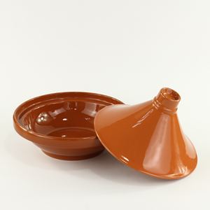 <span class=keywords><strong>Tajine</strong></span> — petit Pot en argile jine de cuisson marocain, glaçure conductrice en céramique - Product Image 5