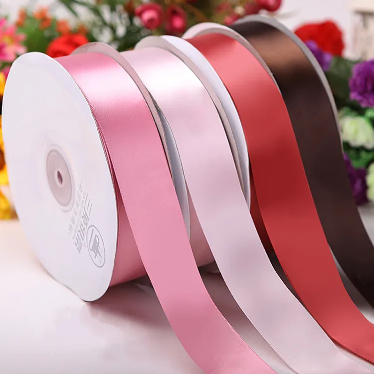 Bán Buôn Custom The Ribbon Boutique, 1 Inch 25Mm Duy Nhất Mặt Polyester Satin Ribbon