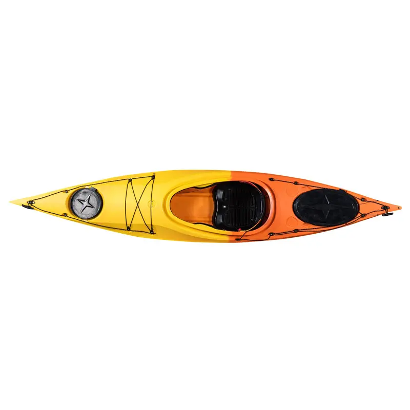سويفت كاياك مع مجداف المحيط الجلوس في البولي ايثيلين روتو مصبوب رخيصة الزوارق قارب كاياك بلاستيكي صنع في الصين