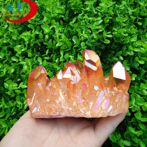 Galvanoplastie Couleur Qualité Titane Quartz <span class=keywords><strong>Aura</strong></span> Irisé <span class=keywords><strong>Cristal</strong></span> Cluster - Product Image 6
