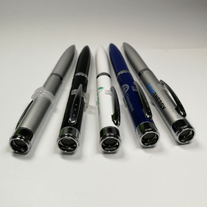 Quảng cáo khuyến mại bút biểu tượng tùy chỉnh LED chiếu bút ánh sáng lên chiếu Torch bút bi - Product Image 5