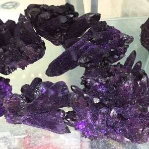 Bán Buôn Hiếm Đá Tự Nhiên Khoáng Sản Mẫu Thạch Anh Tím Pha Lê Cụm Cho Trang Trí - Product Image 3