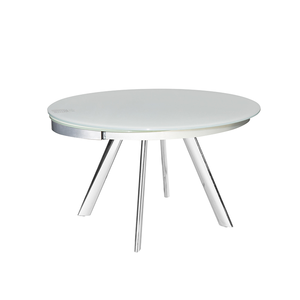 Meubles commerciaux De Luxe <span class=keywords><strong>ronde</strong></span> <span class=keywords><strong>table</strong></span> <span class=keywords><strong>à</strong></span> <span class=keywords><strong>manger</strong></span> <span class=keywords><strong>en</strong></span> <span class=keywords><strong>verre</strong></span> <span class=keywords><strong>extensible</strong></span> Offre Spéciale pour amazon - Product Image 2