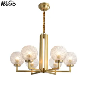 Luxury Baroque Blue Ceramic Chandelier Pendant light / Nice New Design With Brass Arm Antique Porcelain Ceiling Lamp