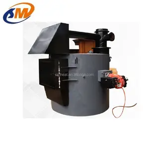 Sidewall furnace Natural gas oil fired aluminum ingot melting furnace