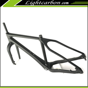 Telaio per Bicicletta LightCarbon 26er Comodo per Neve, Spiaggia e Sabbia, Adatto per Pneumatici Larghi e Fat Bike LCM613 - Product Image 4