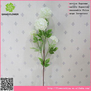 Precio barato 4 jefes de seda de flores de hortensia artificial venta al por mayor - Product Image 1