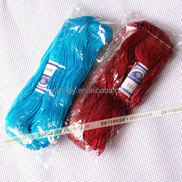Оптовая продажа, Высококачественная нить для вышивки крестиком Royalbroider, Набор для вышивки крестиком из 100% хлопка