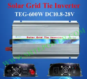 Inverter Rumah Grid Tie 600W, Inverter Surya Mikro Grid Tie 220V 24V, Konverter Grid untuk Sistem Surya