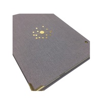 Reliure à 3 anneaux avec couverture en tissu personnalisée, impression