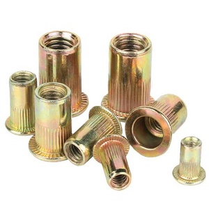 M4 Steel Iron Knurled Body Open End Reduced Flat Small Head <strong>Rivet</strong> <strong>Nut</strong> - Product Image 6