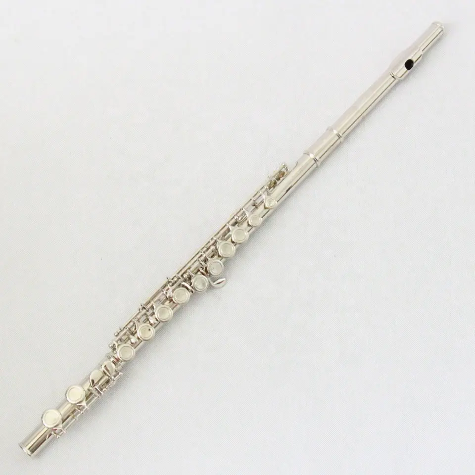 Flauta de níquel banhada à mão alta qualidade, flauta c flauta
