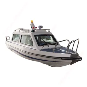Barco de velocidad de pesca para 6 personas, diseño de estructura de doble casco de fibra de vidrio de alta calidad, gran oferta