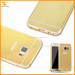 Pour <span class=keywords><strong>samsung</strong></span> <span class=keywords><strong>galaxy</strong></span> <span class=keywords><strong>s7</strong></span> bord miroir retour plaque en plastique cas - Product Image 4