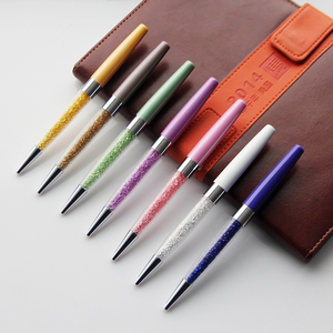 Đẹp Thiết Kế Pha Lê Bóng Bút Với Khắc Logo Kim Loại Màu Đen/Màu Xanh Mực Thiết Kế Độc Đáo Cho Văn Phòng & Trường Học Sử Dụng - Product Image 2