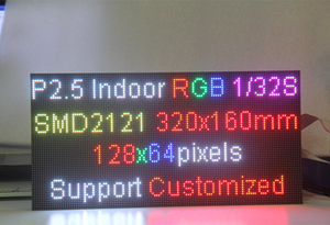 Evershine Bảng Hiển Thị Mô Đun LED 2.5X160Mm Kinglight SMD2121 RGB Đủ Màu Trong Nhà 1/32 Scan P2.5 320X160Mm 128X64 - Product Image 2