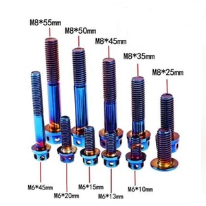 热卖钛法兰螺栓m6 m8赛车摩托车钛螺栓