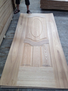 Veneer gỗ/Melamine ép <span class=keywords><strong>MDF</strong></span>/HDF Đúc Cửa Da với Giá Cả Cạnh Tranh - Product Image 2