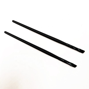 Pincel de Maquillaje para Cejas y Delineador de Ojos Angulado de Precisión, Sintético, Color Negro - Product Image 5
