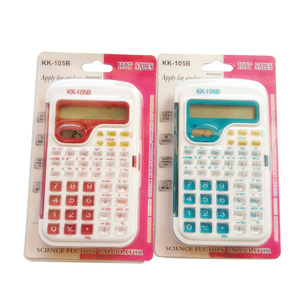 Vỏ Lật Nhỏ Bỏ Túi Máy Tính Khoa Học 56 Loại Chức Năng Toán Học Cho Học Sinh Có Đồng Hồ - Product Image 4