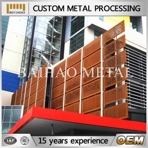 Decorative Manufacturer Garden Metal Custom Outdoor Screens &amp; Room Dividers Screen Decorative Laser Cut Panels - Product Image 3