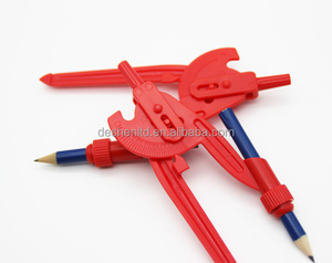 शैक्षिक गणित कंपास सेट प्लास्टिक स्कूल आपूर्ति ड्राइंग कंपास - Product Image 6