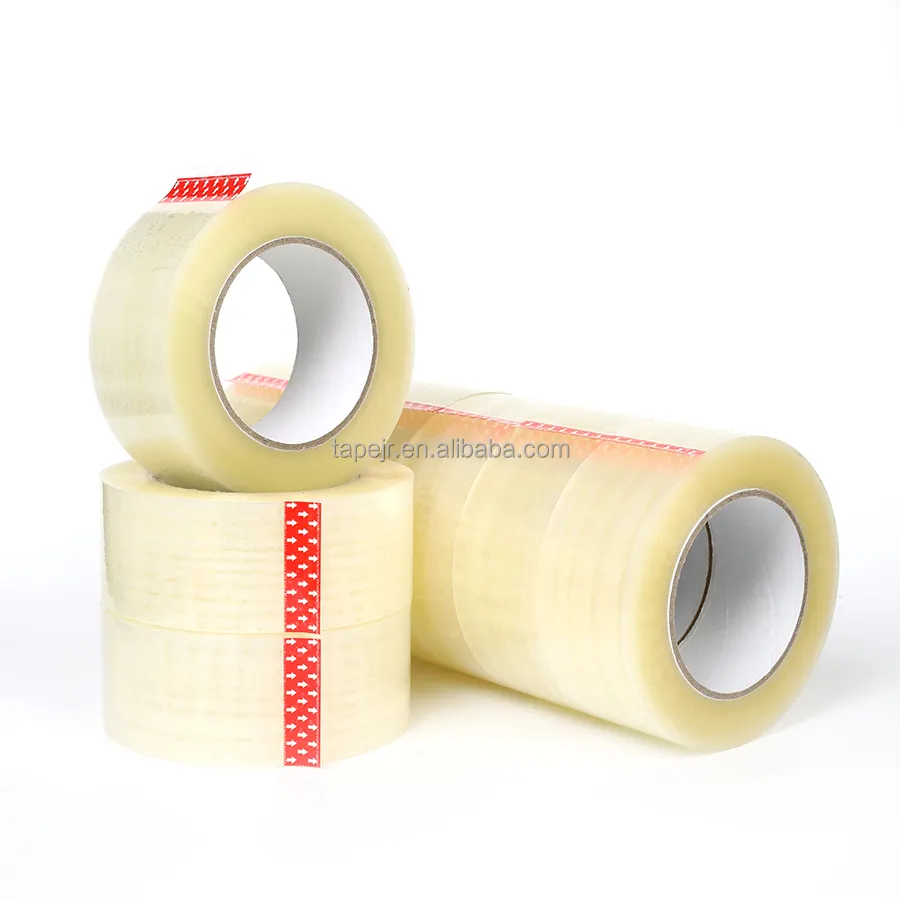 Branded Packing Tape Strong Sticky Heavy Duty Branded Custom 3 Inch Transparent Bopp Packaging Packaged Tape Parcel Tape