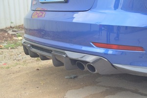 Auto In Fibra di Carbonio Paraurti Posteriore Lip Diffusore per <span class=keywords><strong>Audi</strong></span> <span class=keywords><strong>A3</strong></span> S3 2015 <span class=keywords><strong>2016</strong></span> - Product Image 3