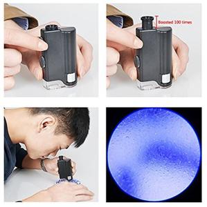 60X-100X Zoom Clip universel Microscope pour téléphone portable Microscope de poche pour téléphone portable NO.7751W - Product Image 4