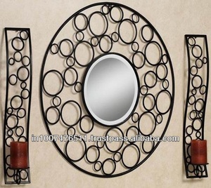 Espejos de pared de hierro forjado - Product Image 1
