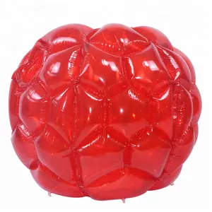 PVC 90cm inflatable Bubble ball Red Zorb ball for Adult Play Soccer