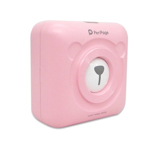 Imprimante <span class=keywords><strong>PeriPage</strong></span> A6 Mini avec batterie au lithium intégrée, étiquettes autocollantes, imprimante de poche avec interface micro USB - Rose - Product Image 4