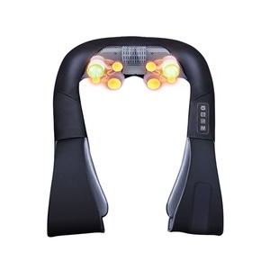 Luyao-masajeador eléctrico Shiatsu para cuello, hombros y espalda, cinturón de masaje con calor - Product Image 3