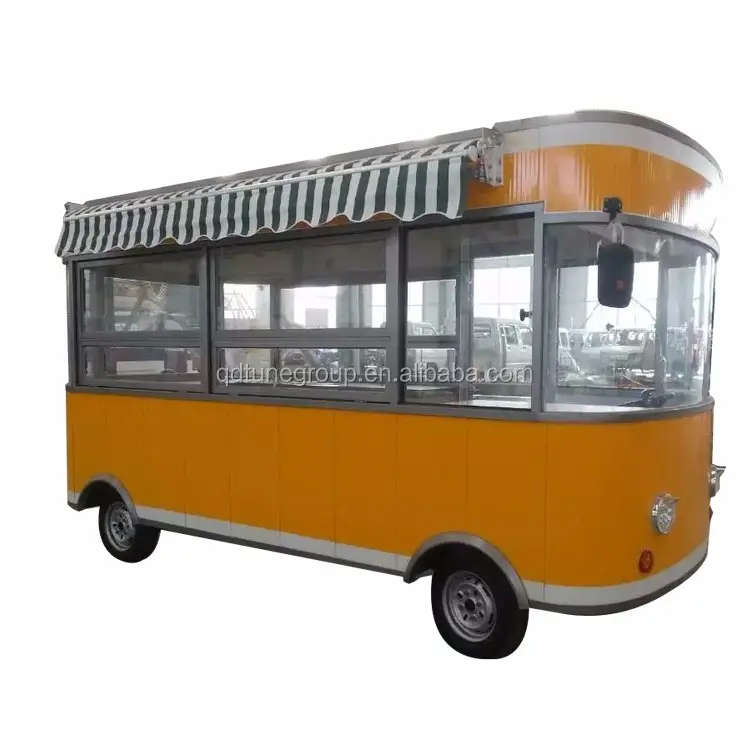 fast food bus food cart trailer mobile kitchen car