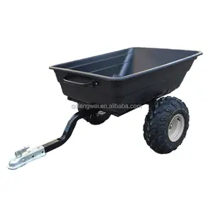 100% New PP Material Tub ATV Poly Dump Trailer