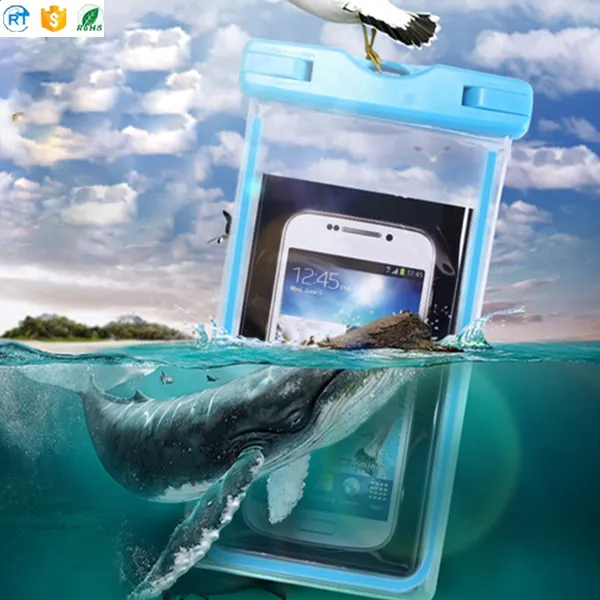 Top sales Waterproof phone Case,PVC Waterproof Bag, High Quality Phone Pouch for Summer Waterproof case