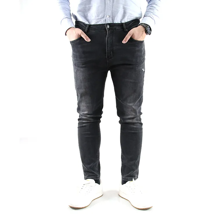 Заказные последние модели, облегающие мужские модные байкерские джинсы, обтягивающие черные брюки