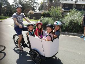 CE etiqueta: bicicleta frente familiar de carga eléctrica Triciclo de pasajeros scooter de tres ruedas - Product Image 2