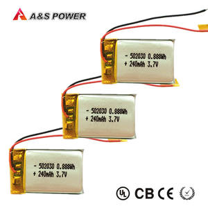 KC IEC demostrado recargable lipo batería 3,7 V 240 mAh lipo batería 502030 - Product Image 4