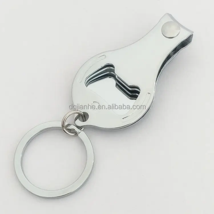 Su misura logo nail cutter set manicure opener keychain