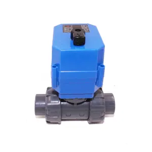 China supplier CTF-001 2 inch pvc motorized ball valve 220v actuator