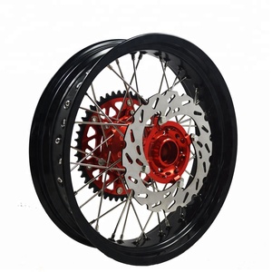 Колесо для спиц из гоночного сплава с плоской дорожкой 2,5x19 "3,0x19" - Product Image 3