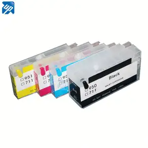 Cartucho para impressora hp 950, chip de redefinição automática para hp oficial ejet pro 8600