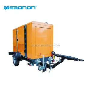 High quality portable 20kva two wheels trailer mobile diesel genset